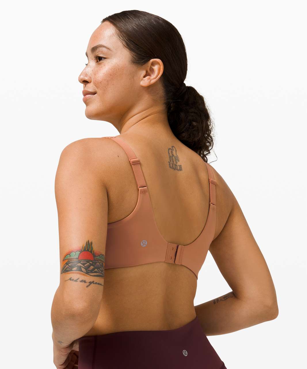 Lululemon In Alignment Straight Strap Bra *Light Support, C/D Cups - Desert  Sun - lulu fanatics