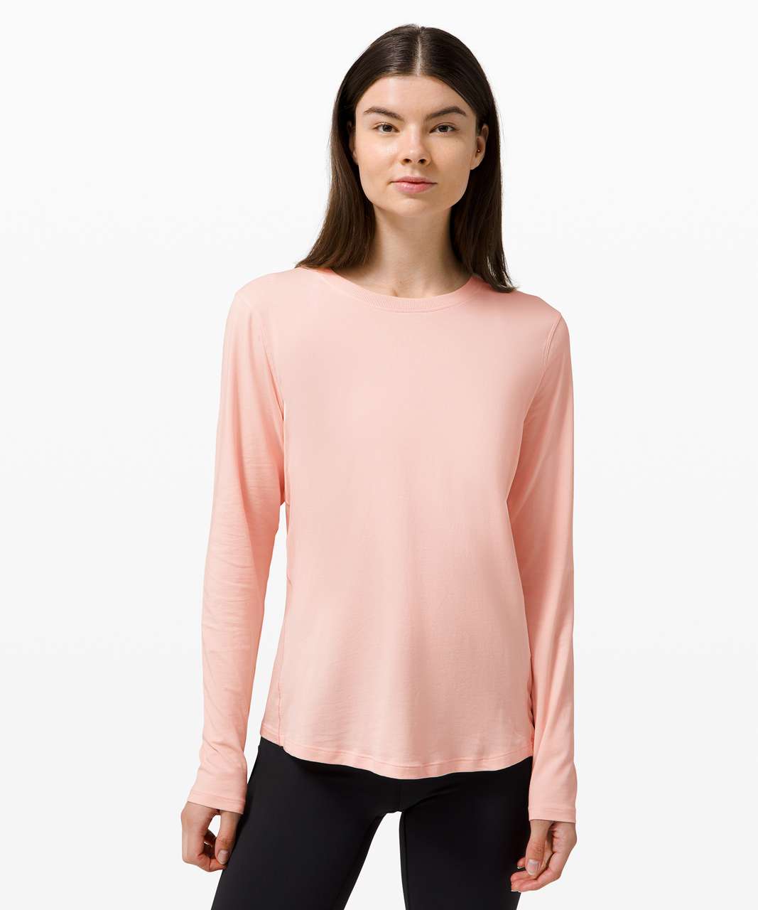 Lululemon Ever Ready Long Sleeve - Pink Mist - lulu fanatics