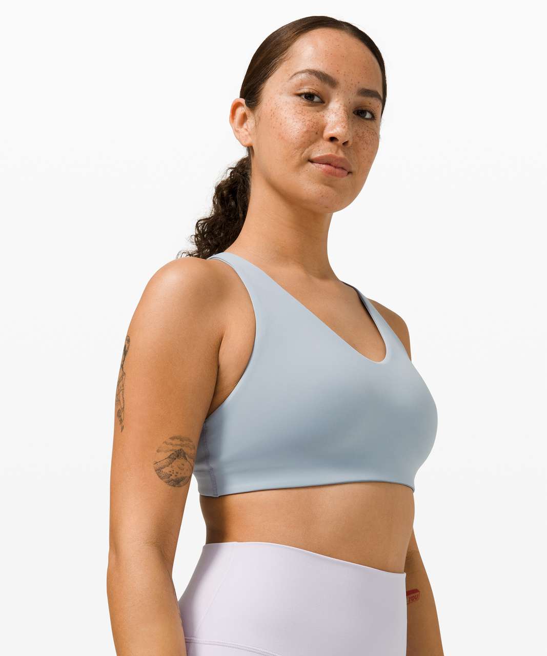 Lululemon In Alignment Racerback Bra *Light Support, B/C Cups - Chambray