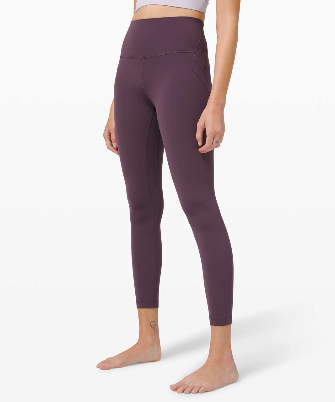 Lululemon Nulu Fold High-Rise Yoga Tight 25" - Grape Thistle