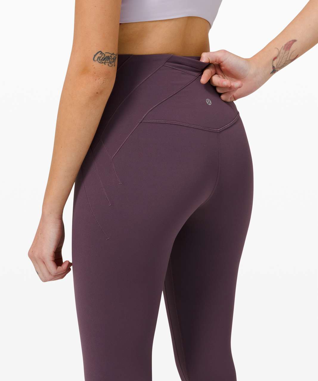 Lululemon Flurry Up Super High-Rise Tight 28 - Grape Leaf - lulu fanatics