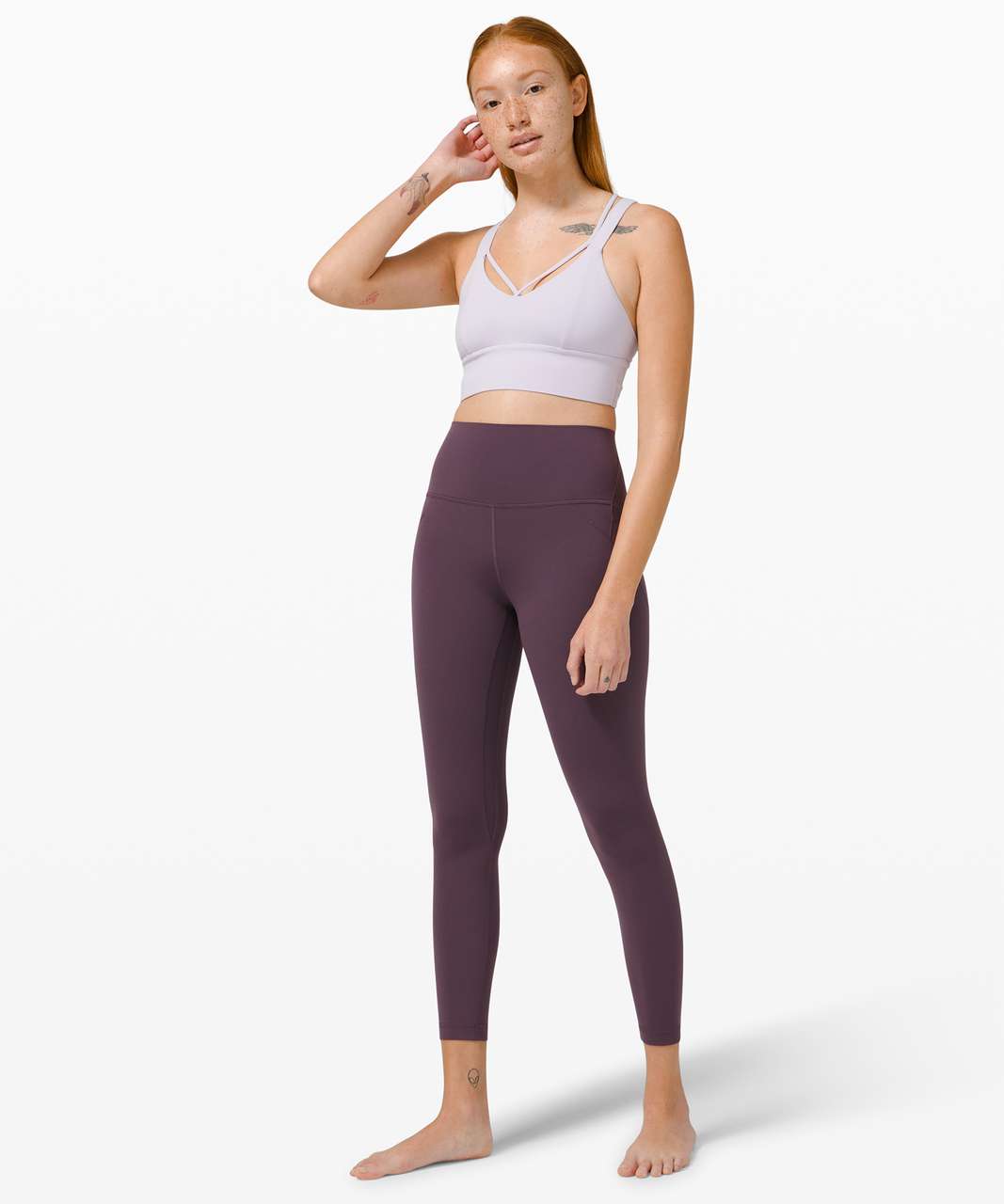 Lululemon Everlux and Mesh High-Rise Tight 25 - Grape Thistle