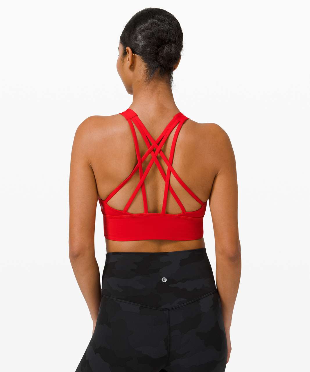 Lululemon Free To Be Serene Bra *Long Line - Deep Rouge - lulu