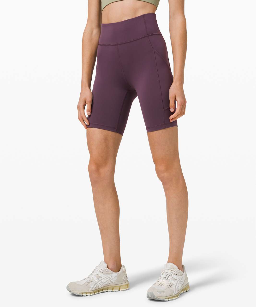 Lululemon Invigorate High Rise Short 8" - Grape Thistle