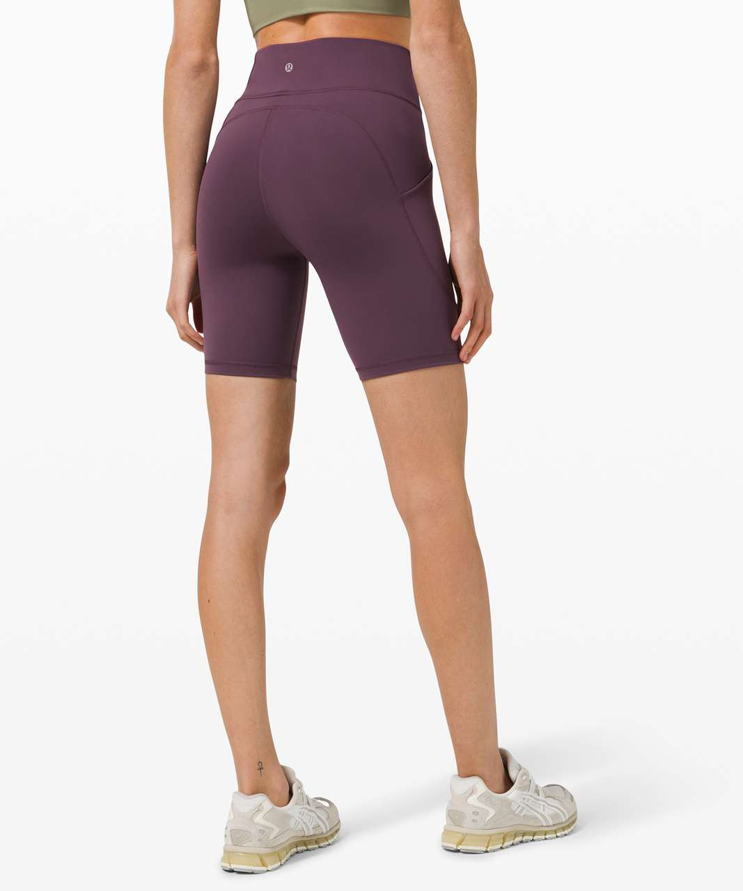 Lululemon Invigorate High Rise Short 8" - Grape Thistle