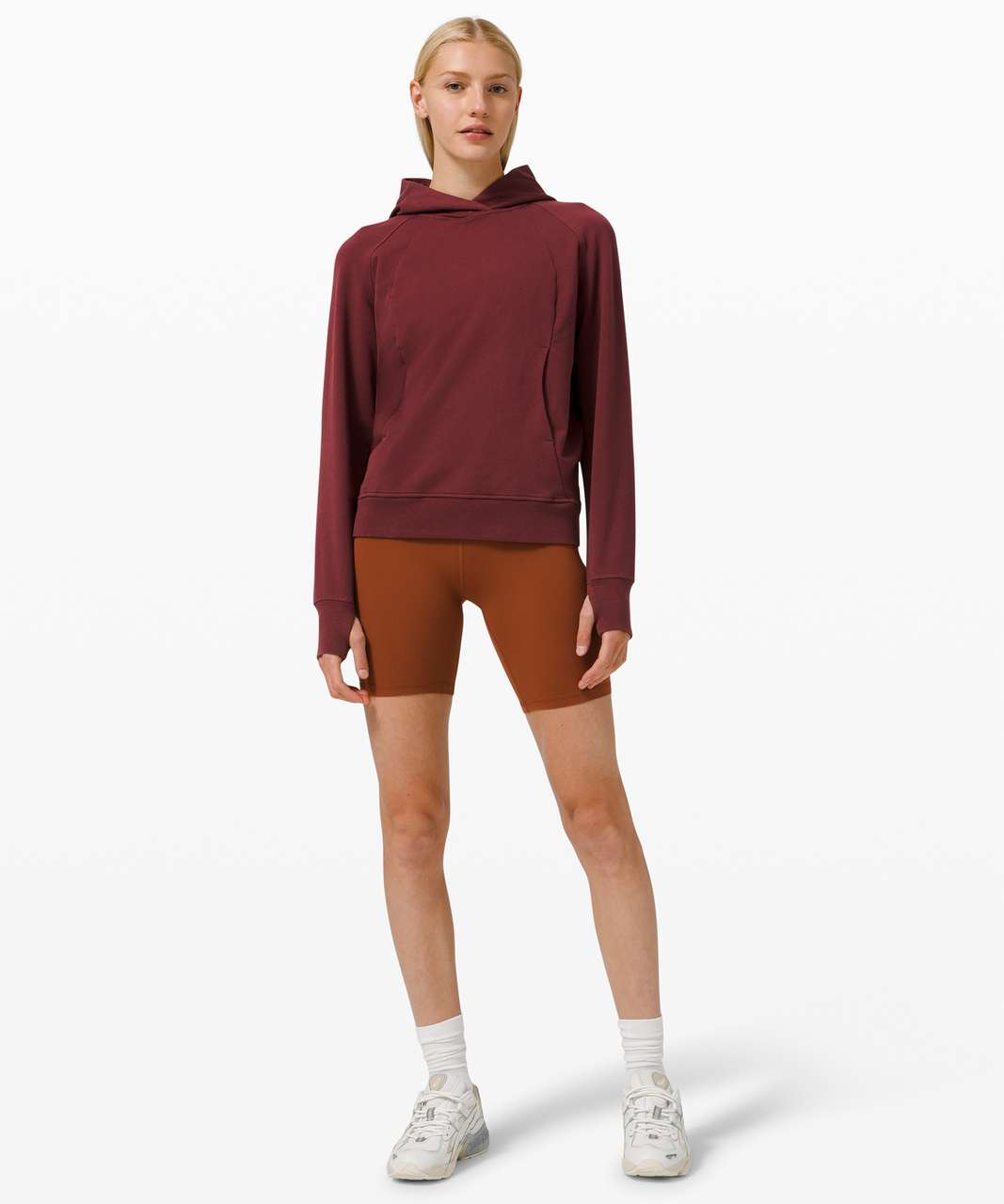 Lululemon Scuba Pullover - Red Merlot