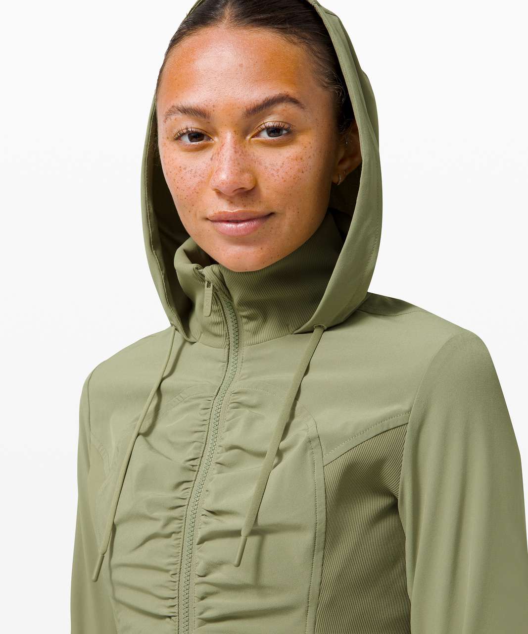 Lululemon Beyond the Studio Jacket - Rosemary Green - lulu fanatics