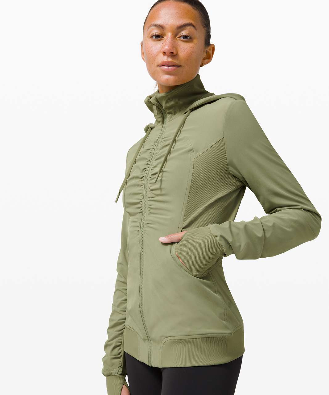 Lululemon Beyond the Studio Jacket - Rosemary Green