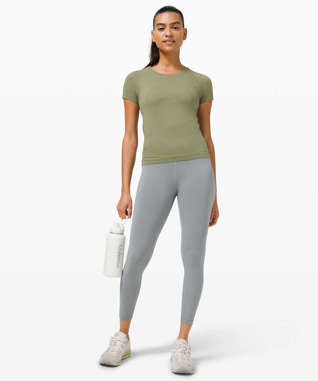 Lululemon Swiftly Tech Long Sleeve 2.0 - Rosemary Green / Green Fern - lulu  fanatics