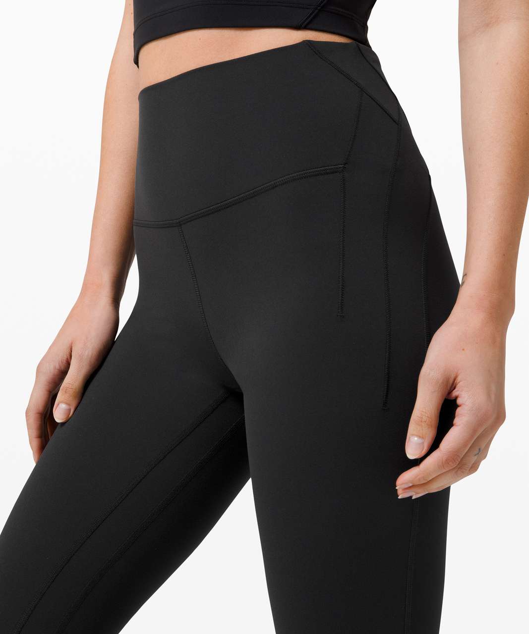 Lululemon Nulu Fold Yoga High-Rise Crop 23" - Black