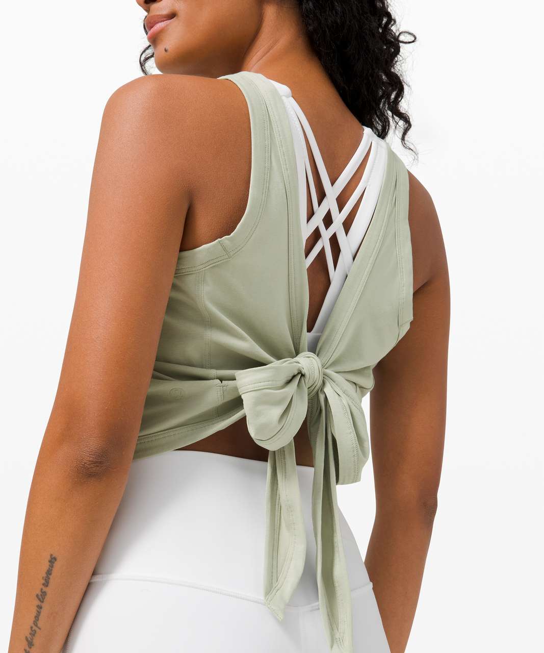 Lululemon Its A Tie Tank - Green Fern