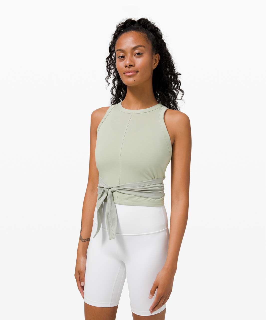 Lululemon Its A Tie Tank - Green Fern