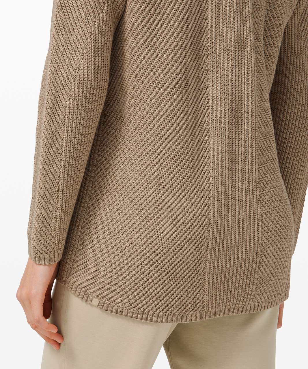 Lululemon Knit Blend Textured Pulllover - Heathered Trench
