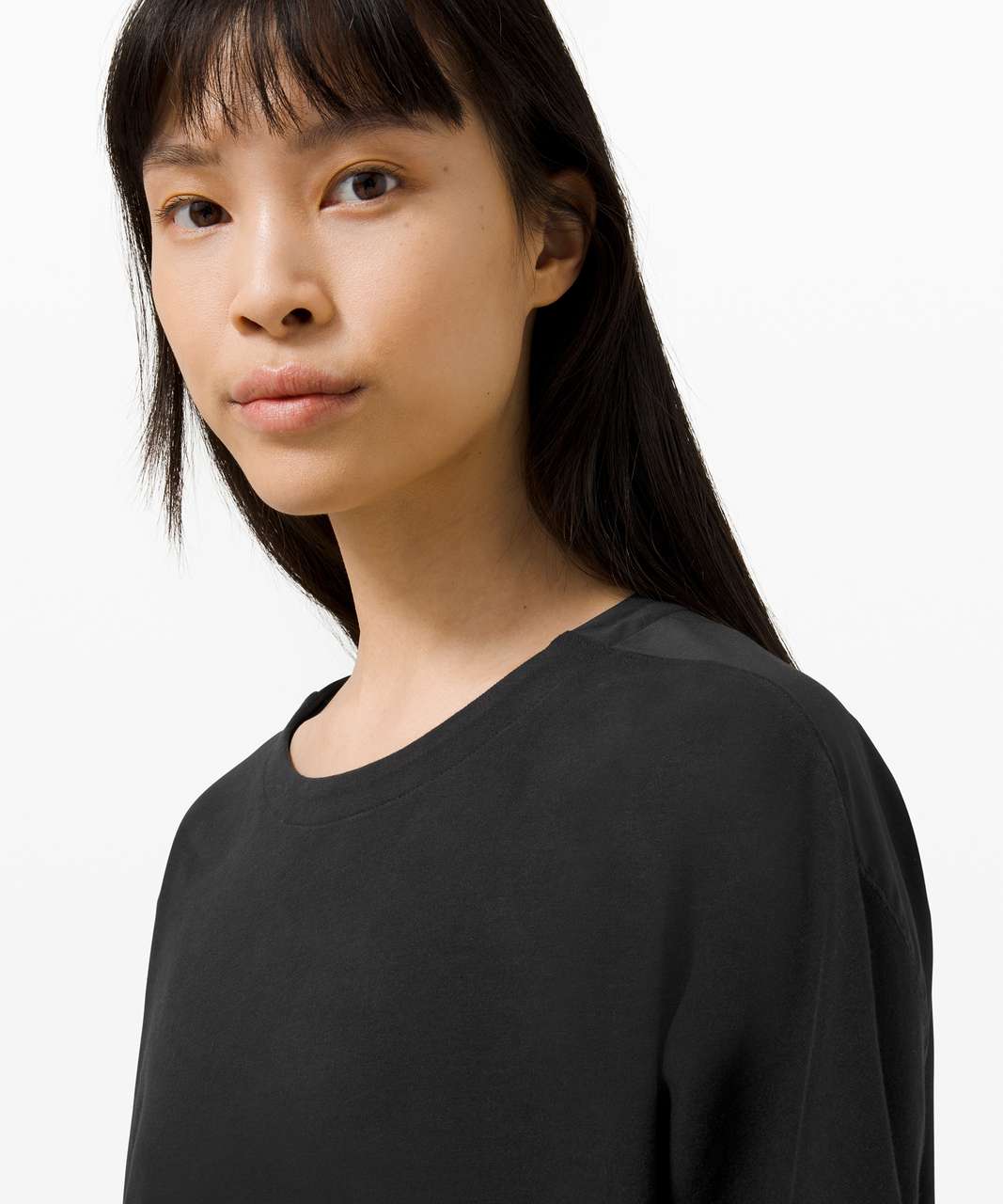 Lululemon Live to Layer Shirt - Black - lulu fanatics