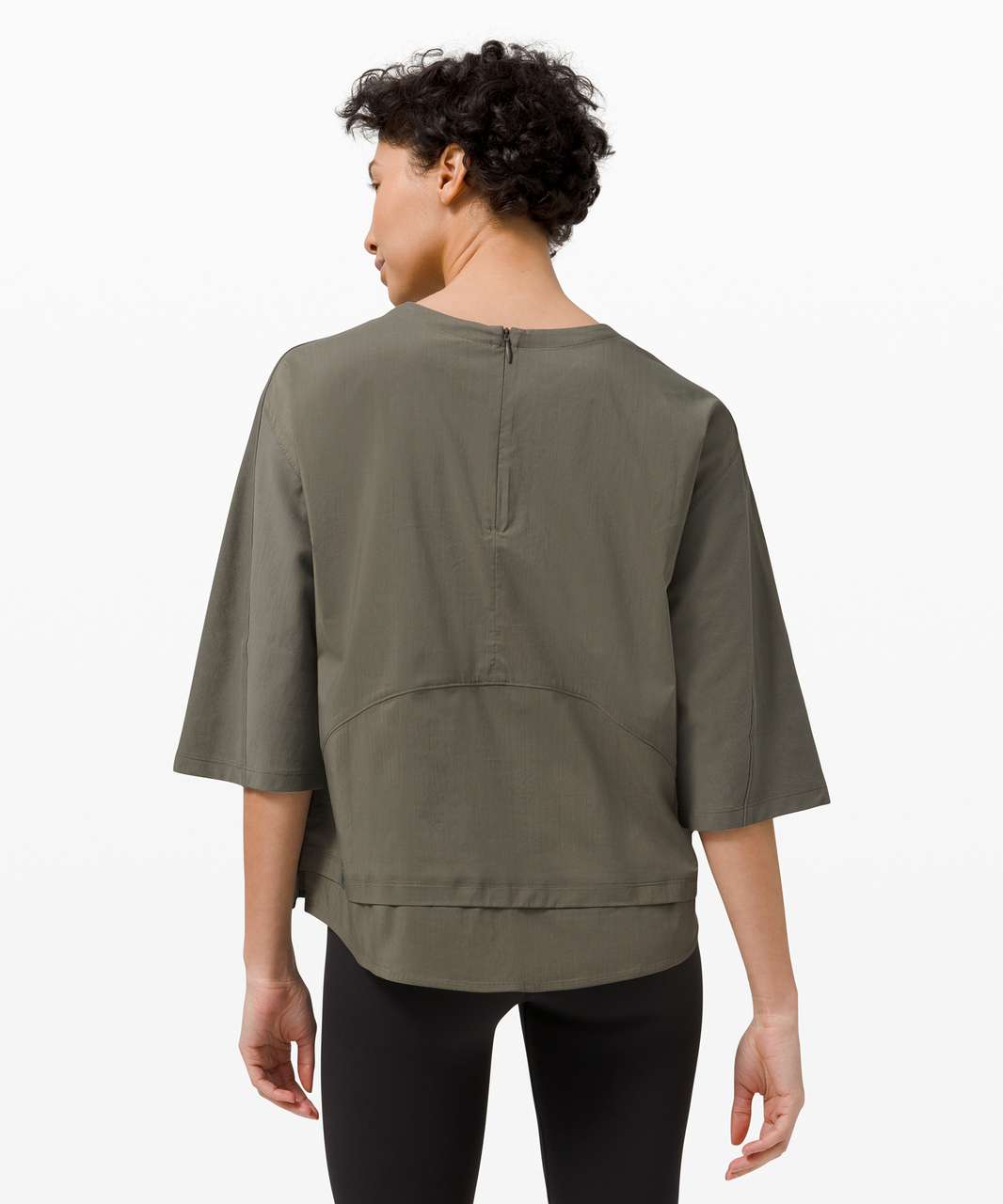 Lululemon Live to Layer Shirt - Grey Sage