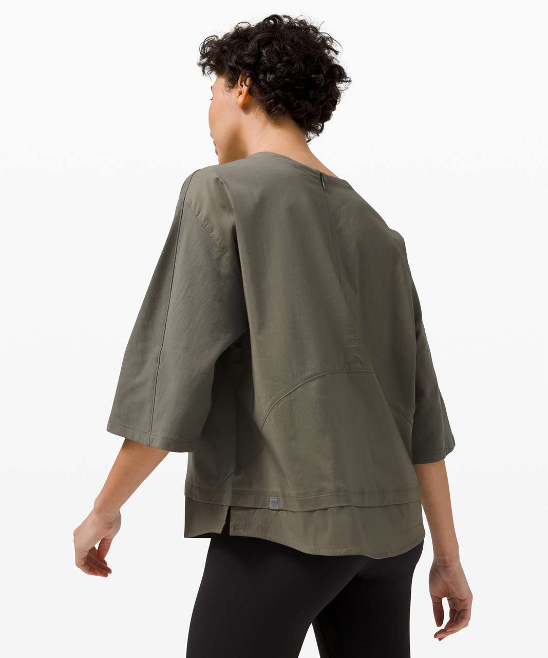 Lululemon Live to Layer Shirt - Grey Sage