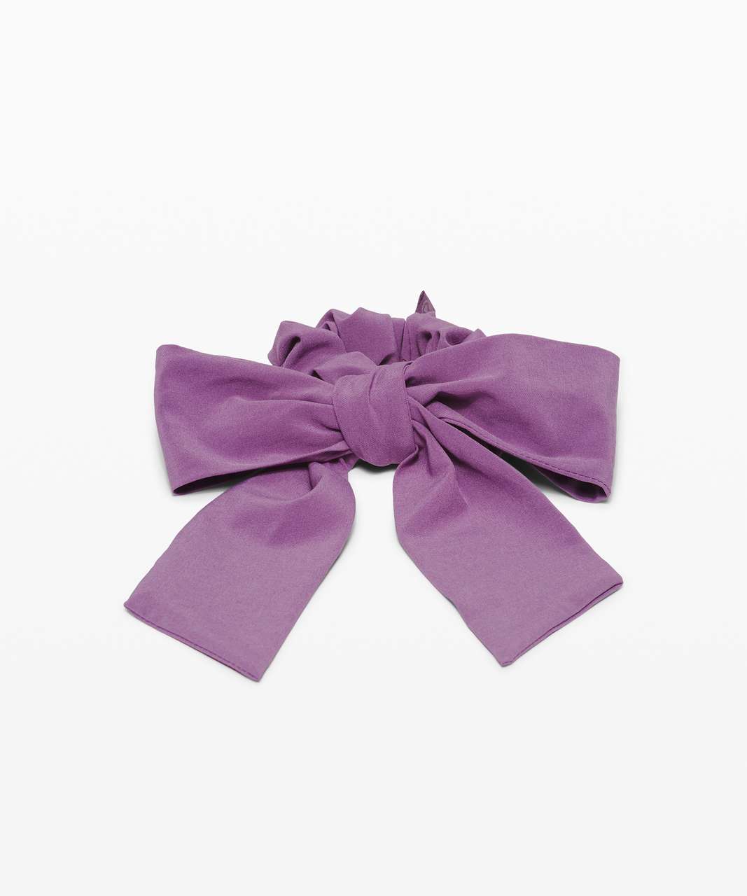 Lululemon Uplifting Scrunchie *Big Bow - Grape Mauve