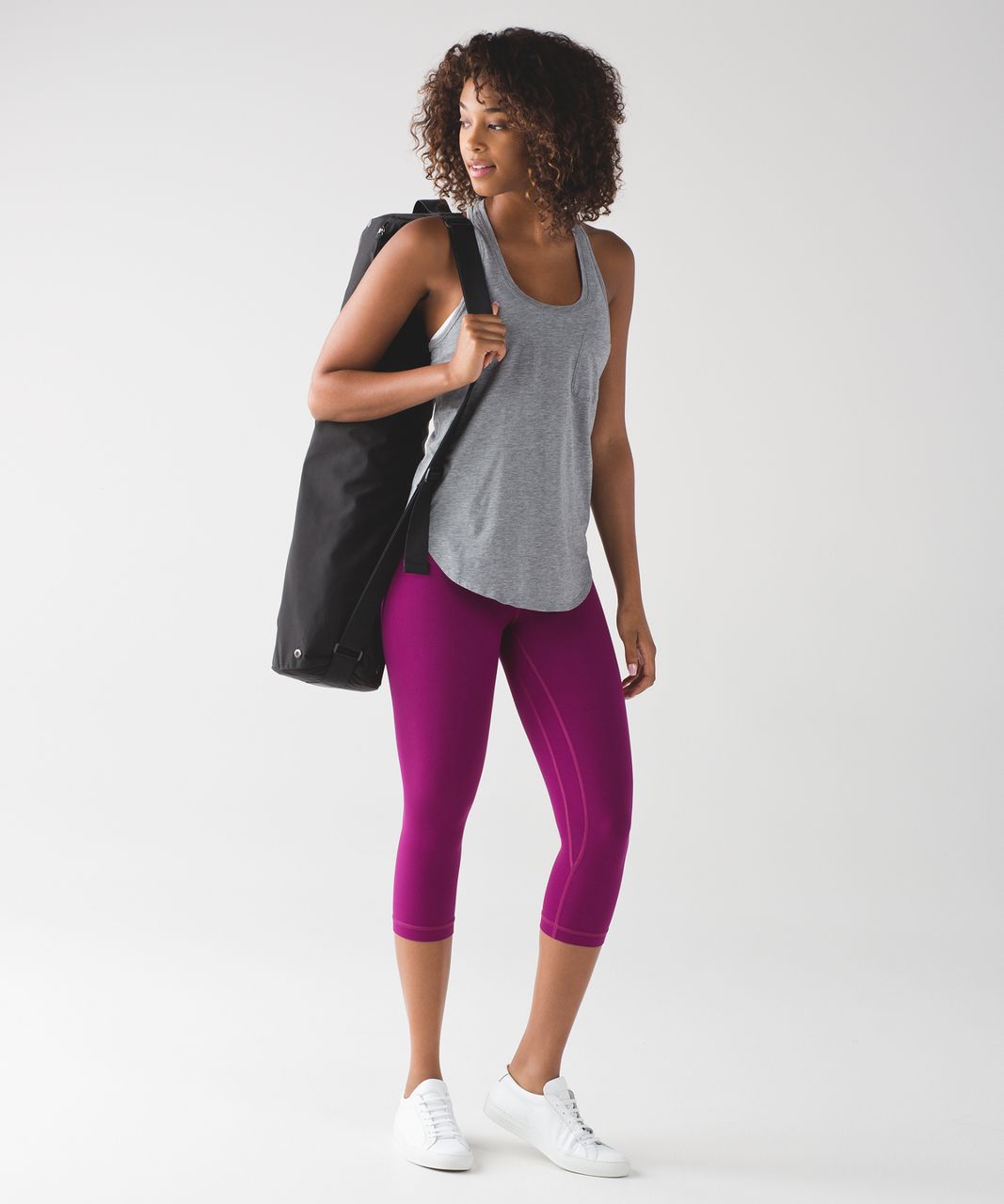 Lululemon Align Crop - Deep Fuschia