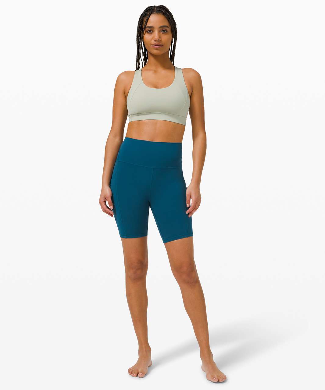 NWT Lululemon Align High Rise Short 4 Utility Blue Size 6