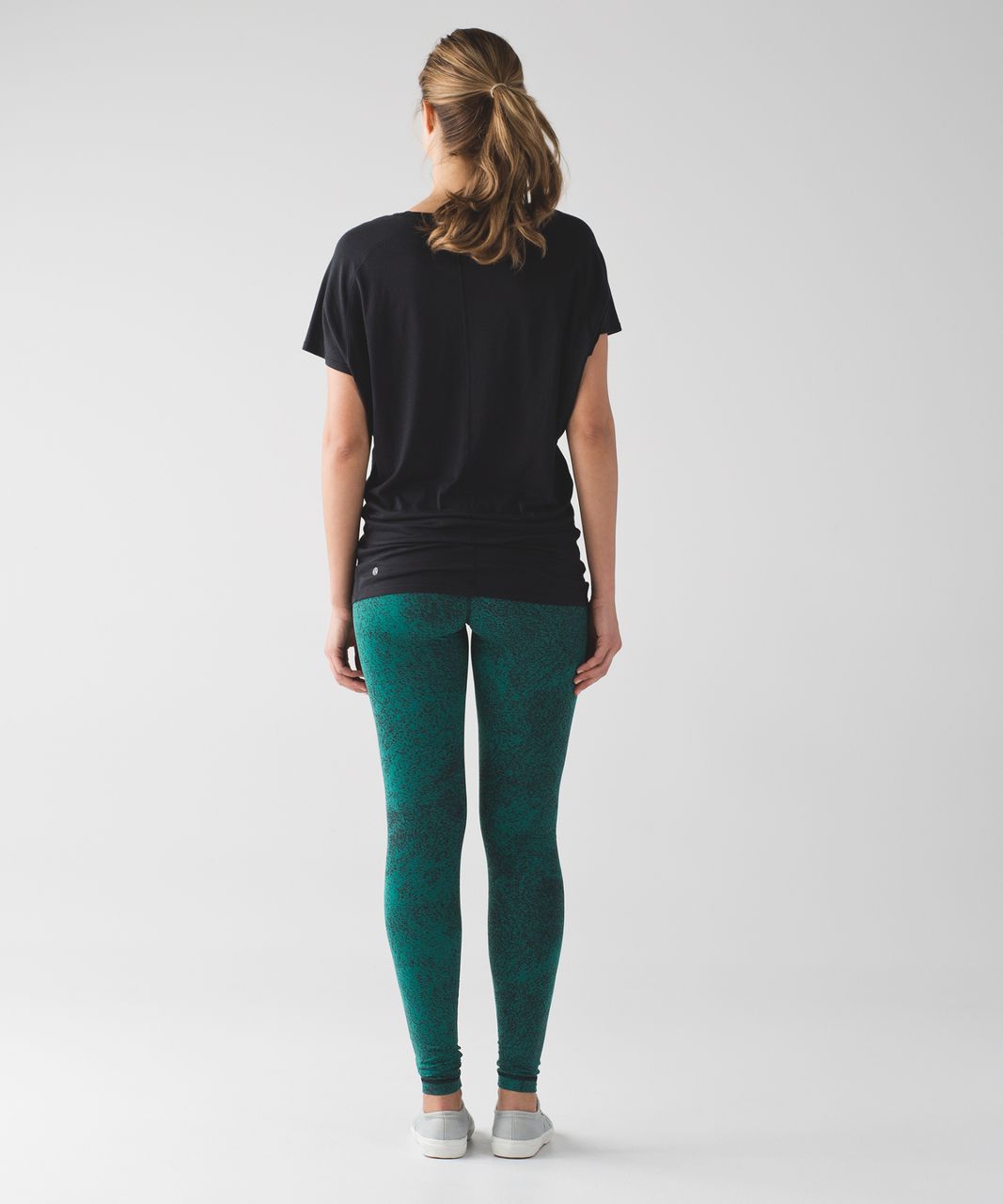 LULULEMON INSPIRE TIGHT II Power Luxtreme Spray Jacquard Green Black Size 6  £47.38 - PicClick UK