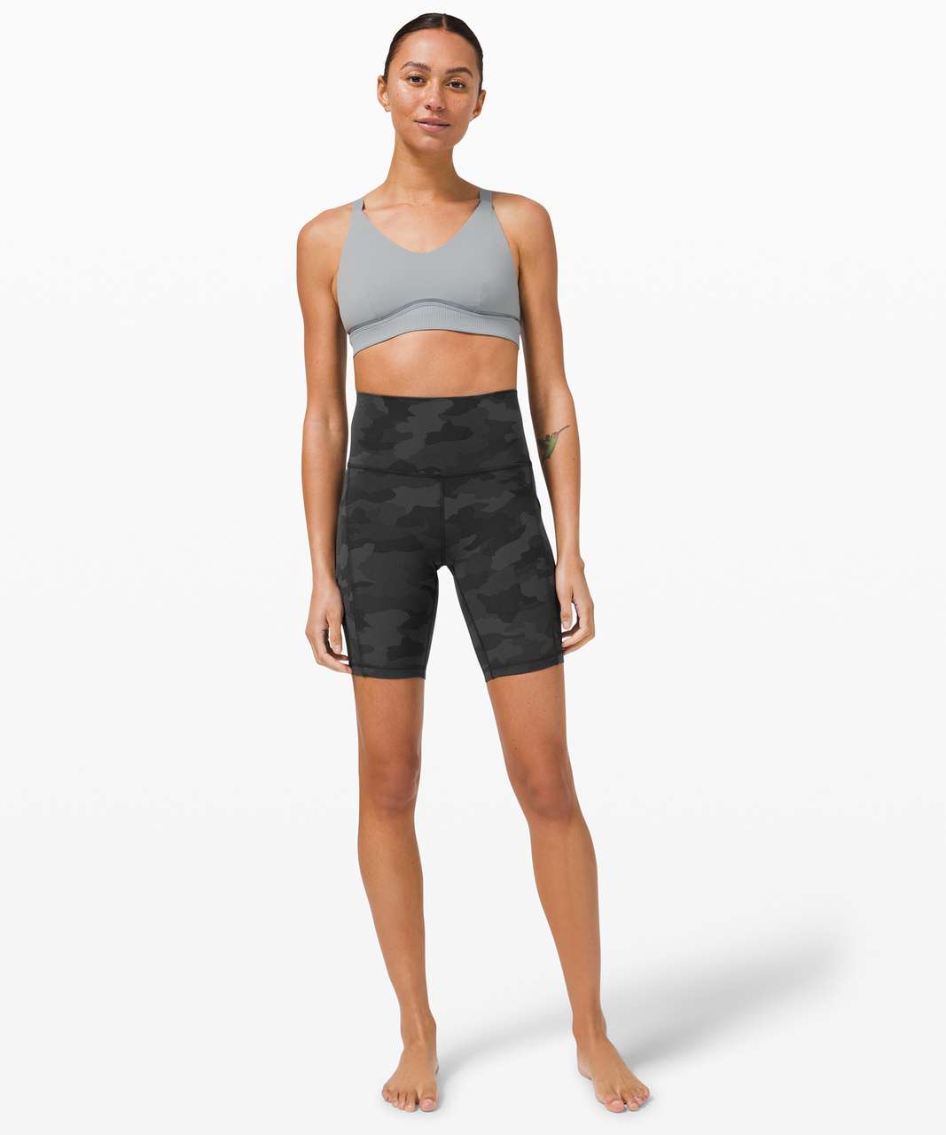 Lululemon Align Short 8 - Heritage 365 Camo Deep Coal Multi