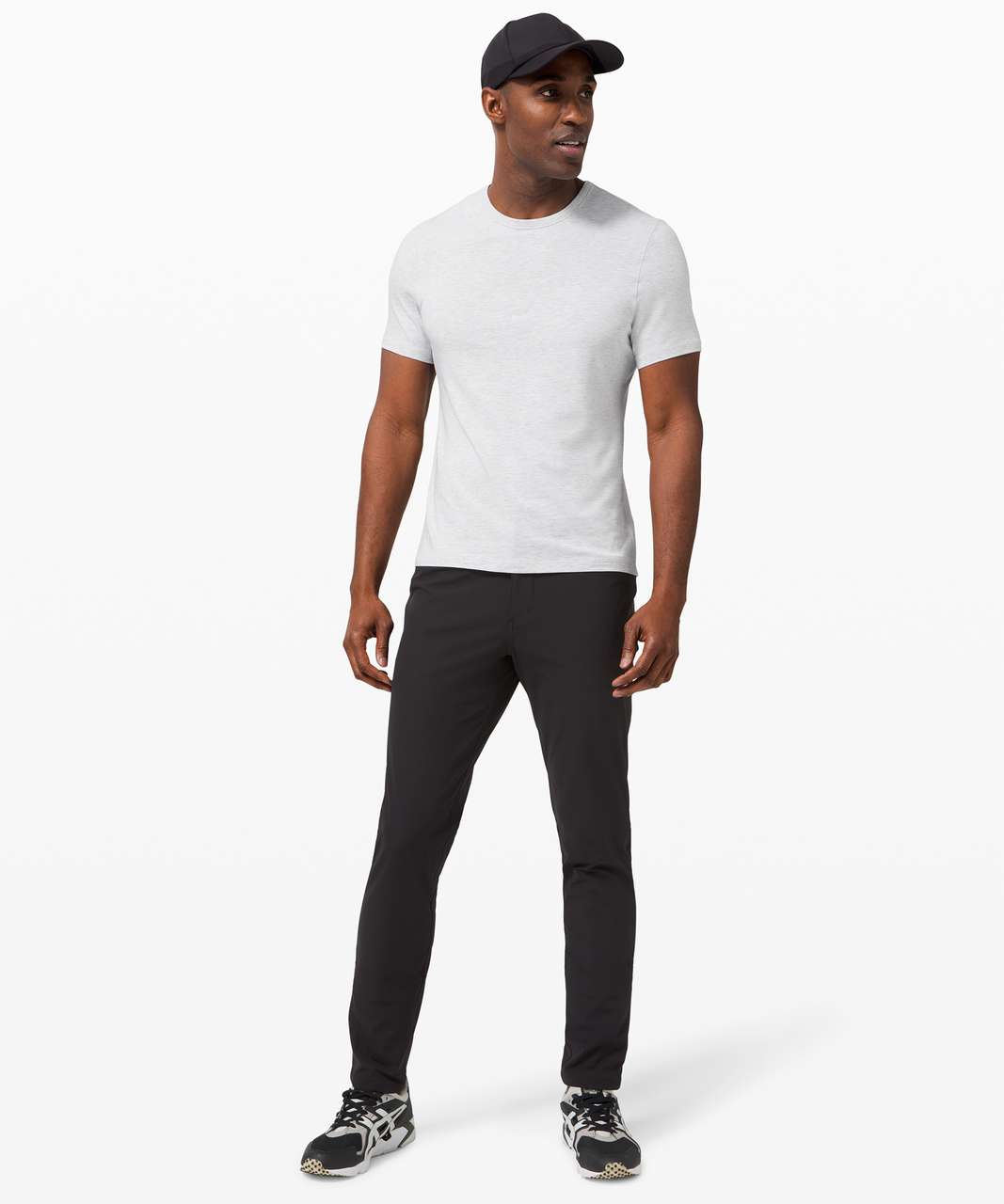 Lululemon 5 Year Basic Tee *3 Pack - Black / White / Heathered Core ...