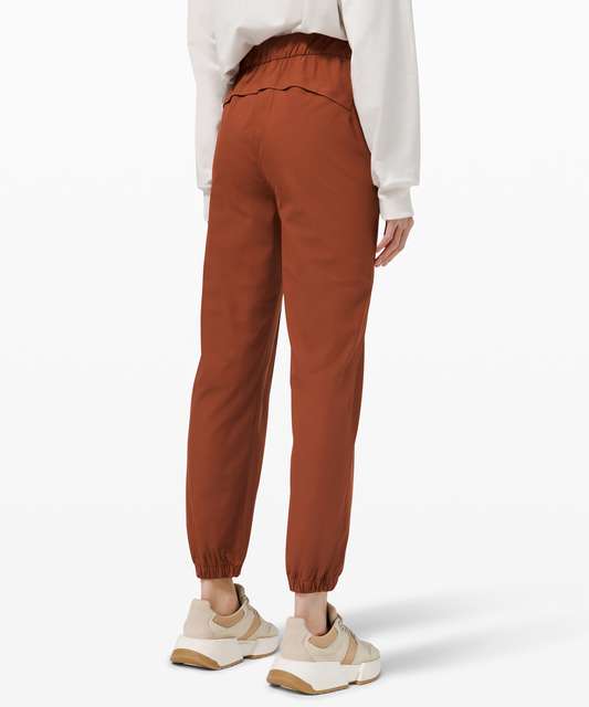 lululemon athletica, Pants & Jumpsuits, Lululemon Warpstreme High Rise 78  Jogger Spiced Chai