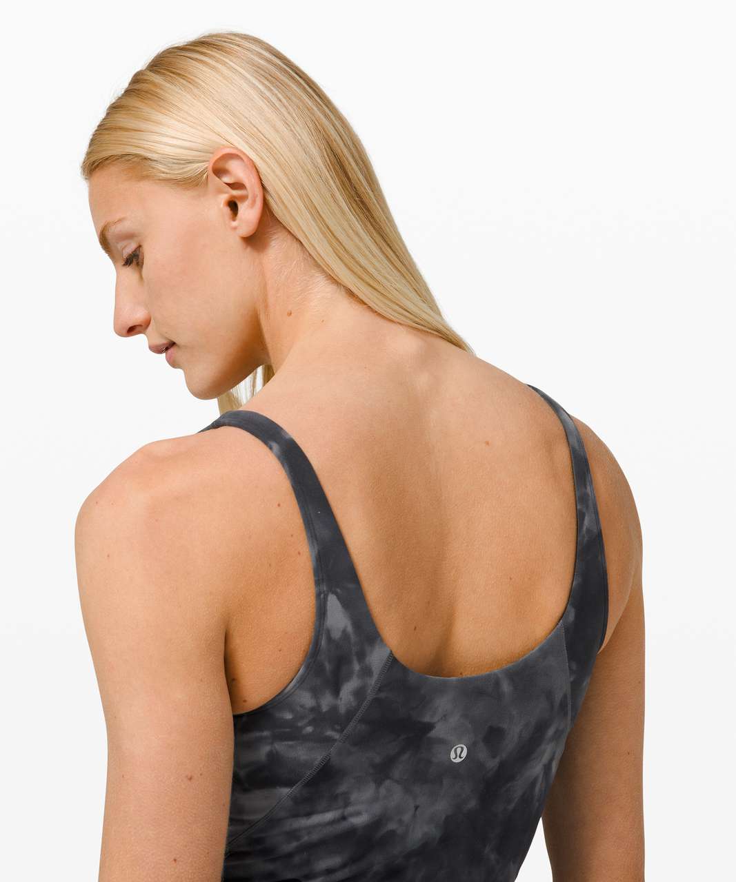 Lululemon Align Tank Crop Bra Top Diamond Dye Cassis Black Tie Dye Size 4  NWT