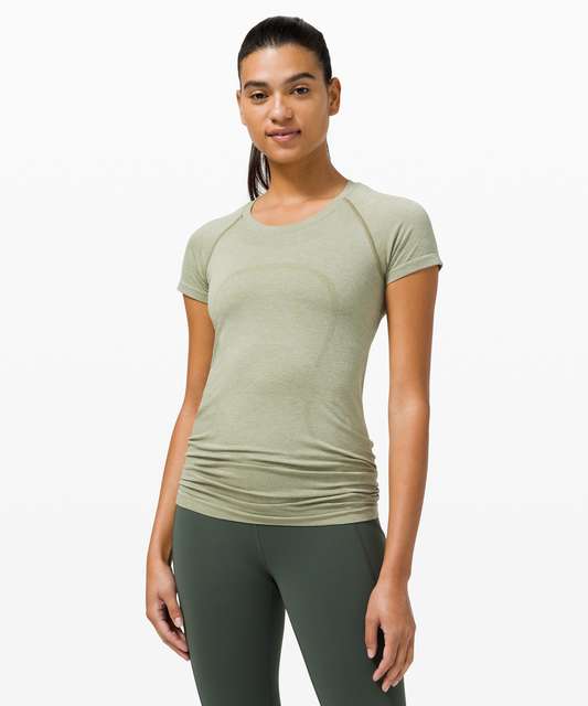 Lululemon Run: Swiftly Tech Short Sleeve *Stripe - White - lulu fanatics