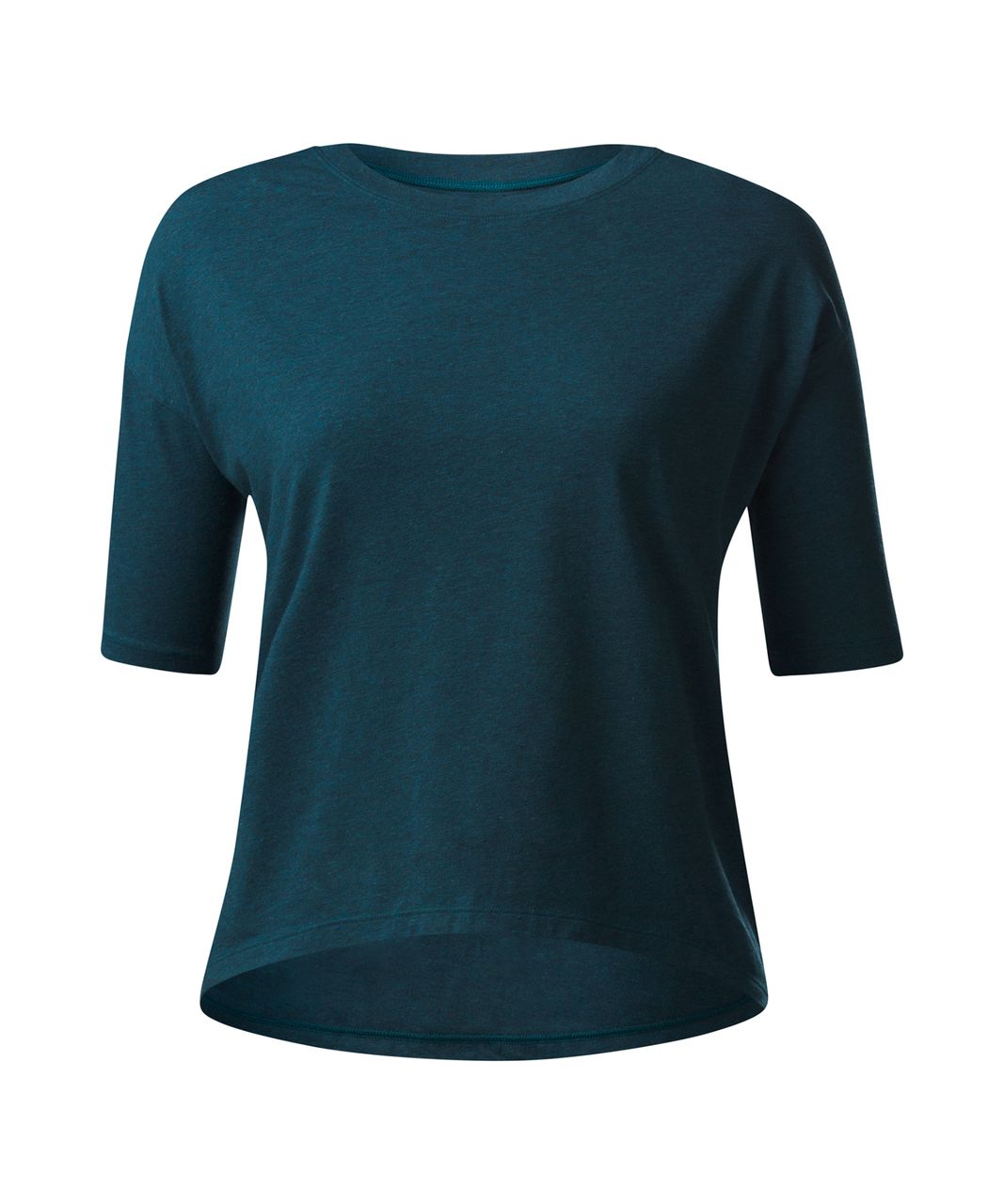 Lululemon Ambleside Crew Short Sleeve - Heathered Alberta Lake