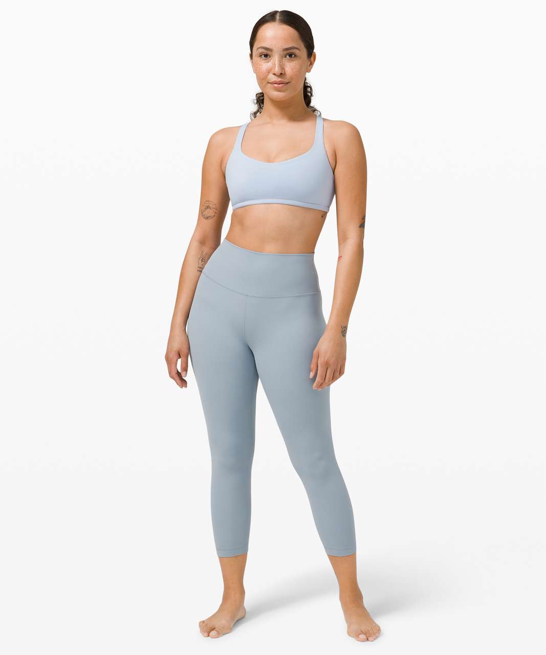 Lululemon Free to Be Bra - Wild *Light Support, A/B Cup - Blue Linen