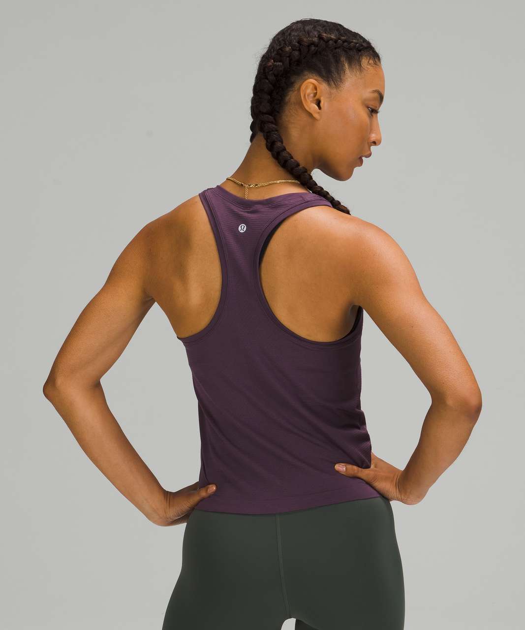 Swiftly Tech Racerback Tank Top 2.0 *Race Length, Kelly Green/Kelly Green