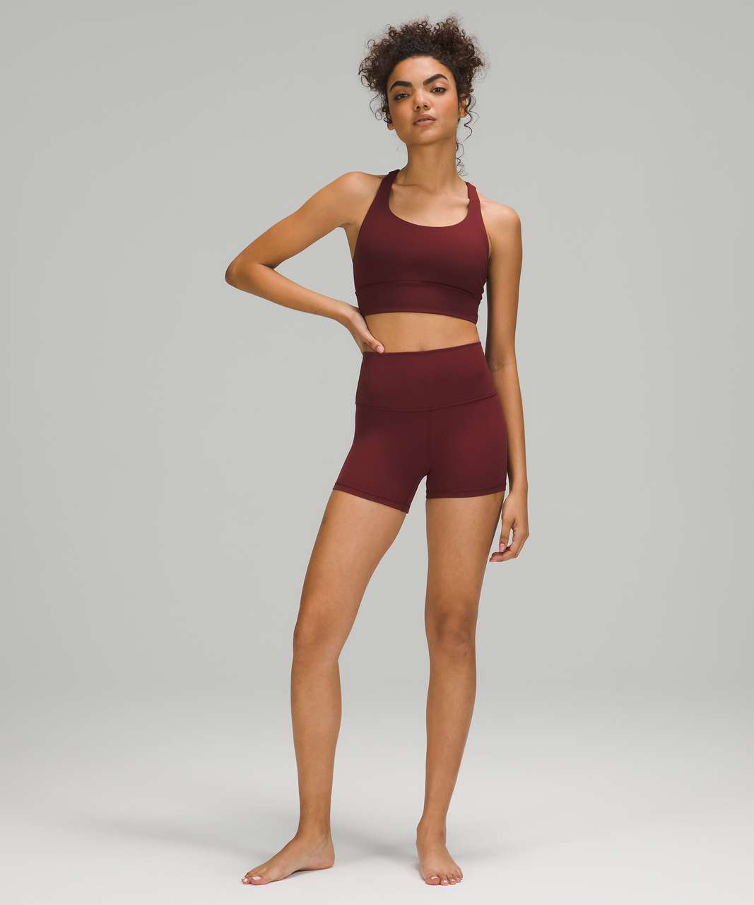 Lululemon Align Short 4 - Red Merlot - lulu fanatics