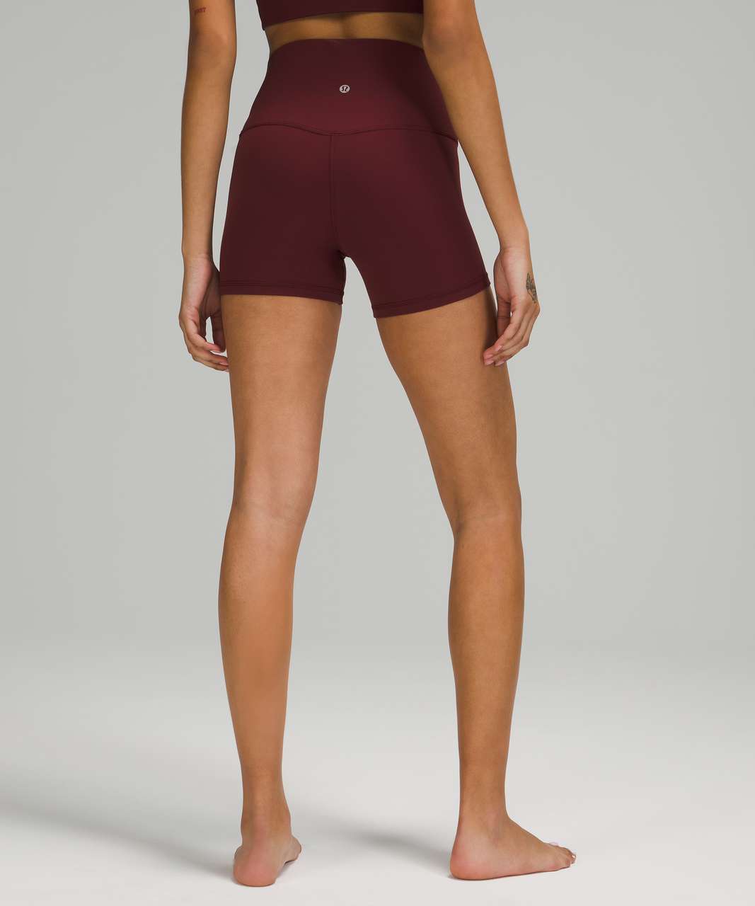 Lululemon Align High-Rise Short 4 - Raspberry Cream - lulu fanatics