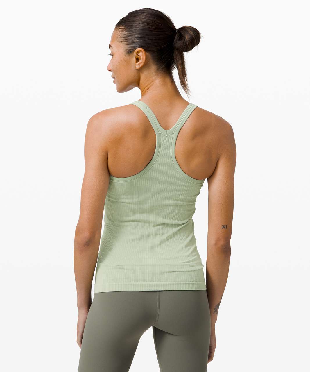 Lululemon Ebb To Street Tank *Light Support For B/C Cup - Green Fern - lulu  fanatics