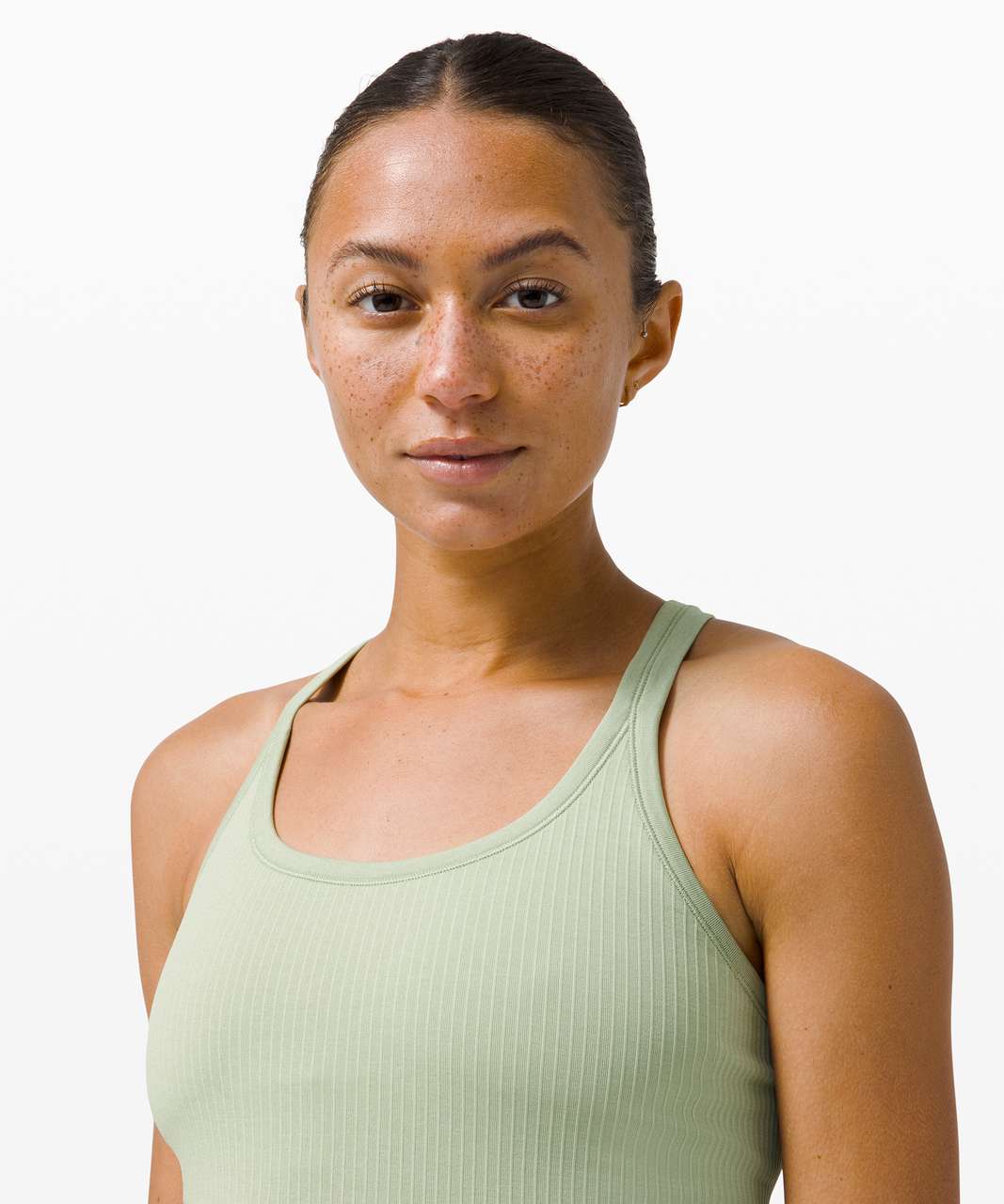 Lululemon Ebb To Street Tank *Light Support For B/C Cup - Green Fern