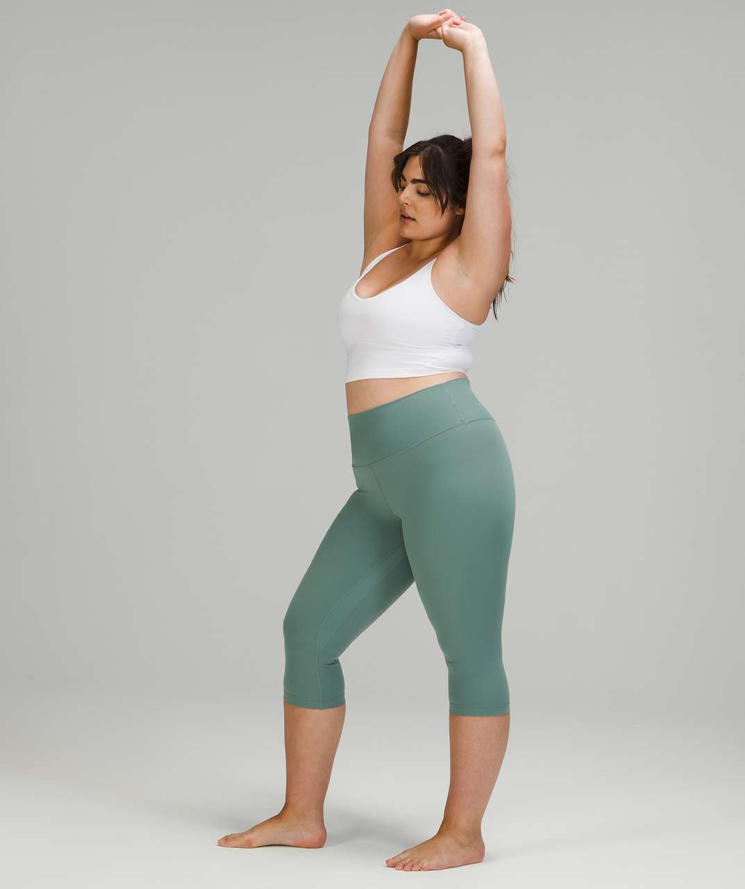 Lululemon Align High Rise Crop 17 - Tidewater Teal - lulu fanatics