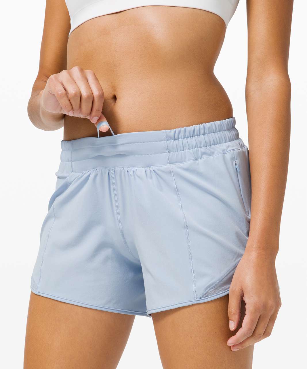 Lululemon Hotty Hot Short *Long 4 - Blue Linen - lulu fanatics