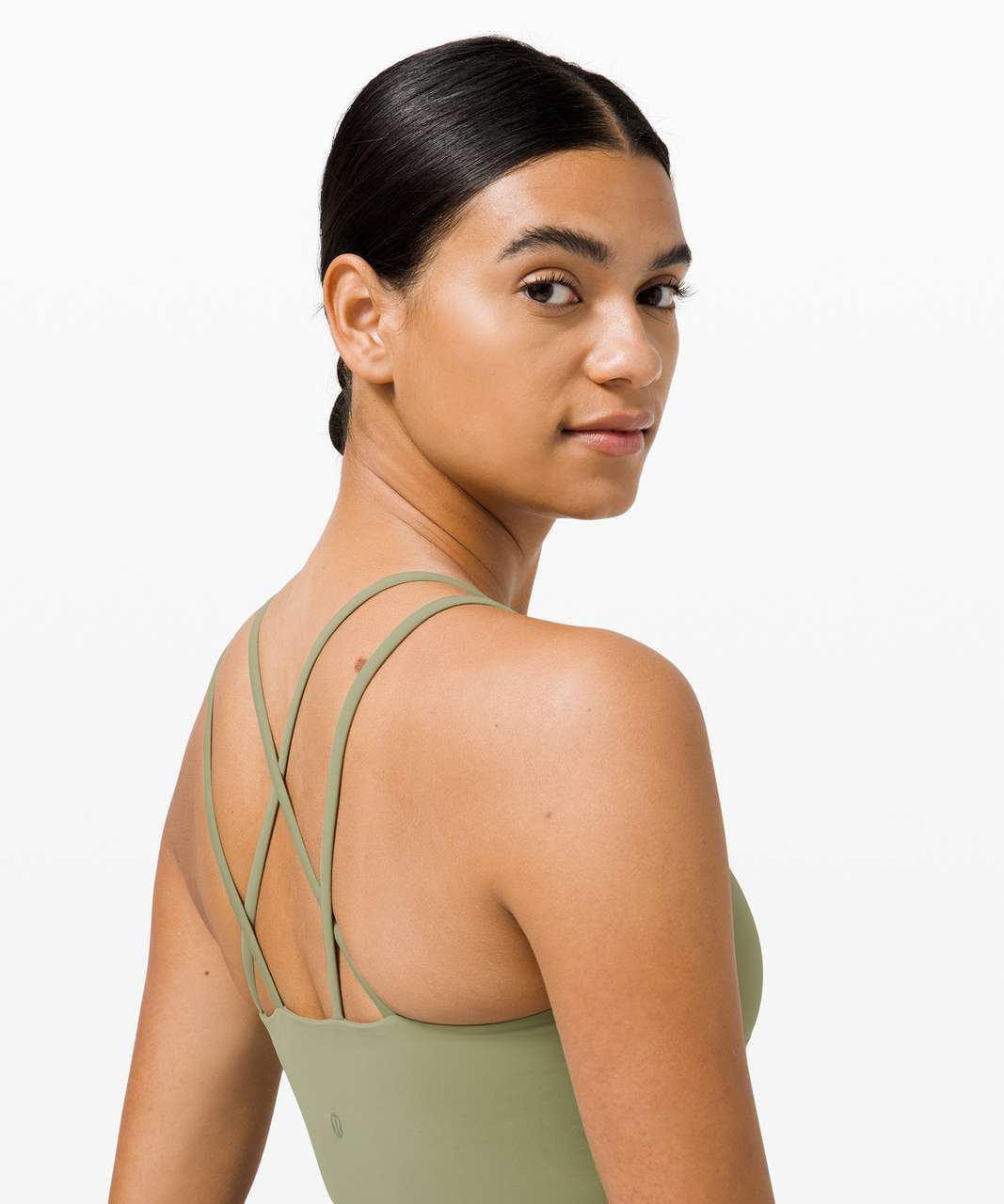 Lululemon Like a Cloud Bra Long Line *Light Support, B/C Cup - Rosemary  Green - lulu fanatics