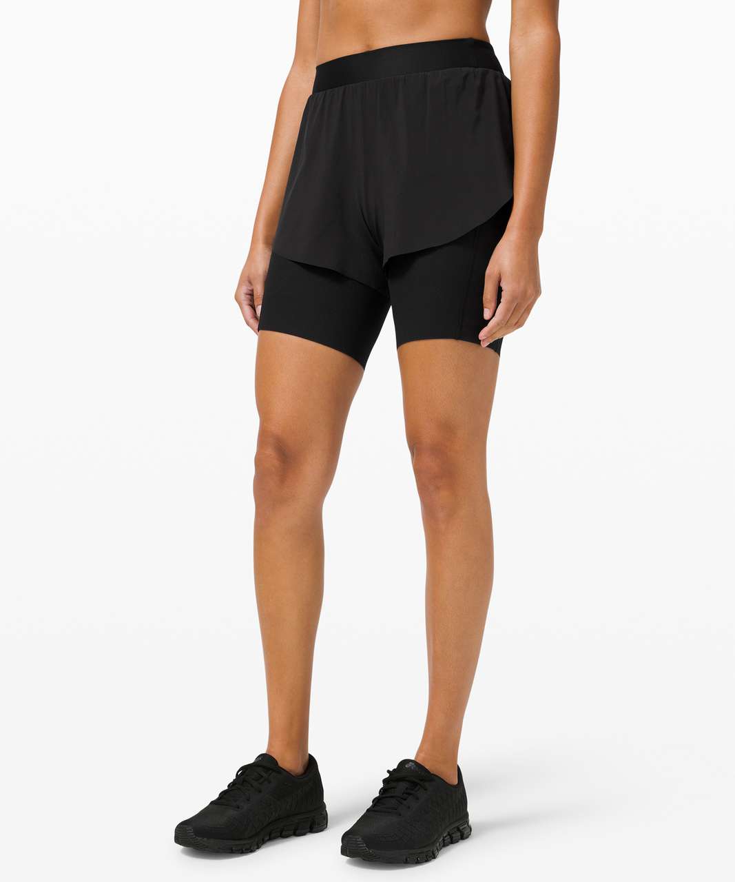 Lululemon Zoned In High-Rise 2-in-1 Short - Black - lulu fanatics