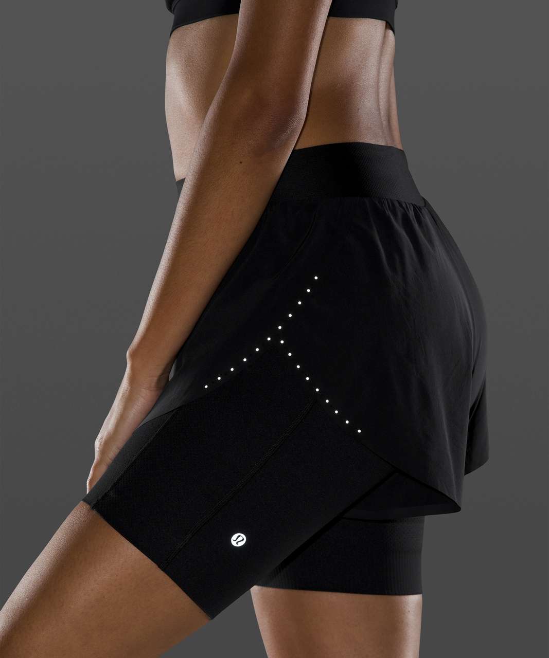 Lululemon Zoned In High-Rise 2-in-1 Short - Black - lulu fanatics