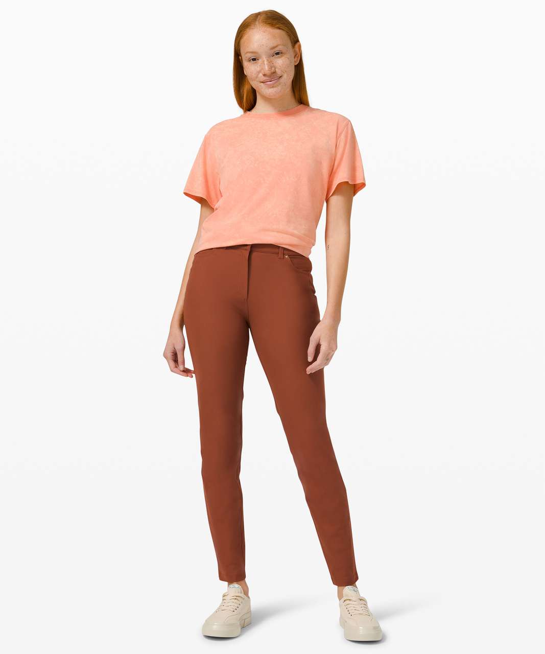 Lululemon City Sleek 5 Pocket Pant 30 - Dark Terracotta - lulu fanatics