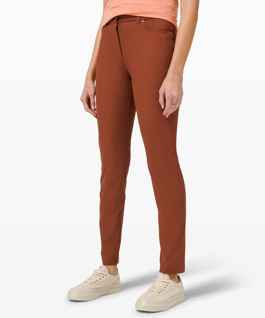 Lululemon City Sleek 5 Pocket Pant 30" - Dark Terracotta