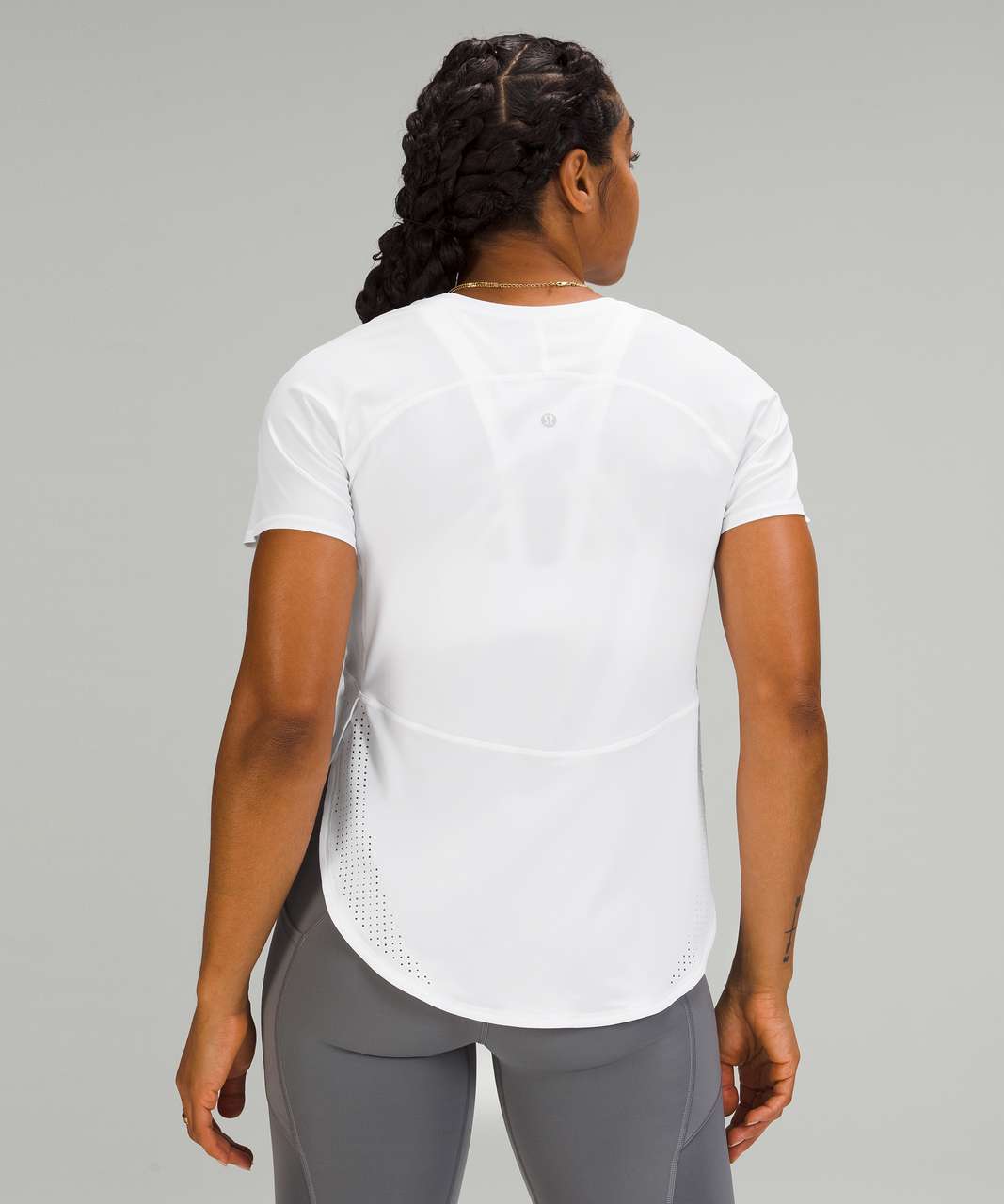 Lululemon UVP Run Short Sleeve - White