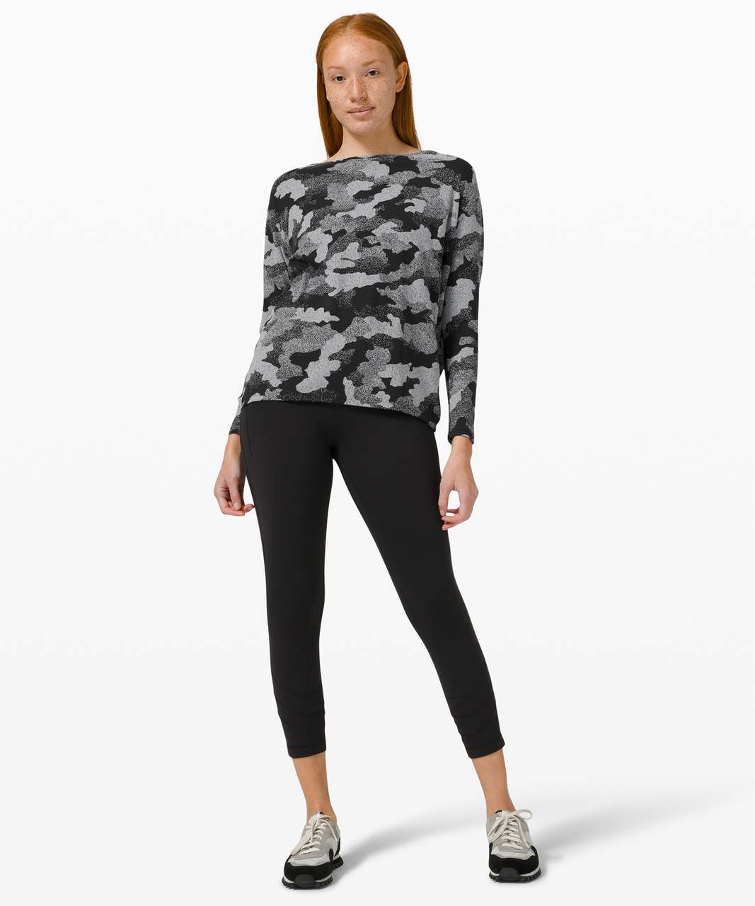 Lululemon Back in Action Long Sleeve Shirt *Nulu - Heathered Rhino