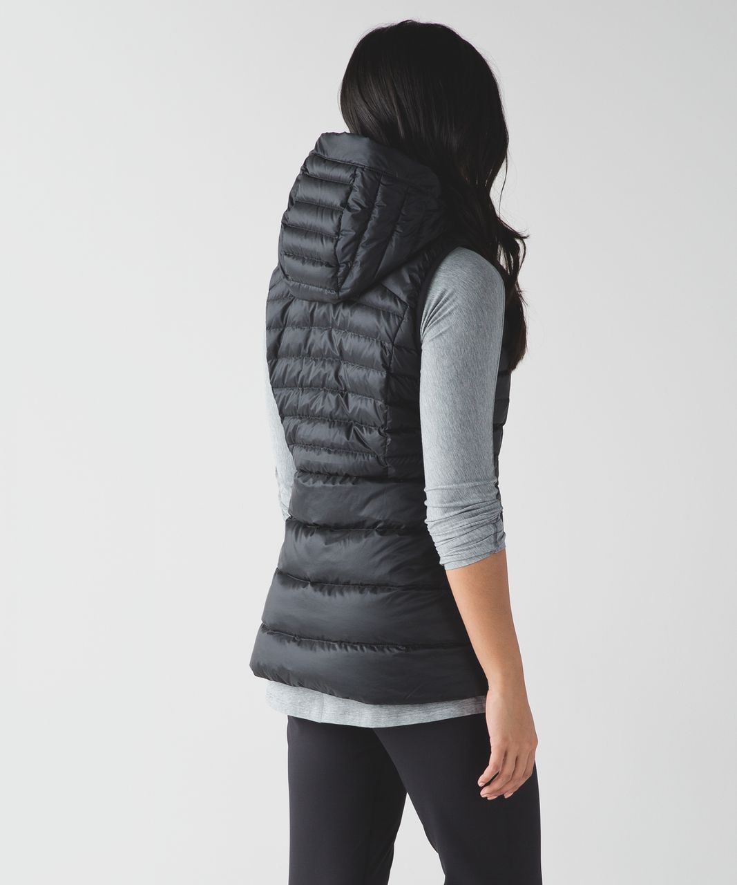 down vest with hood