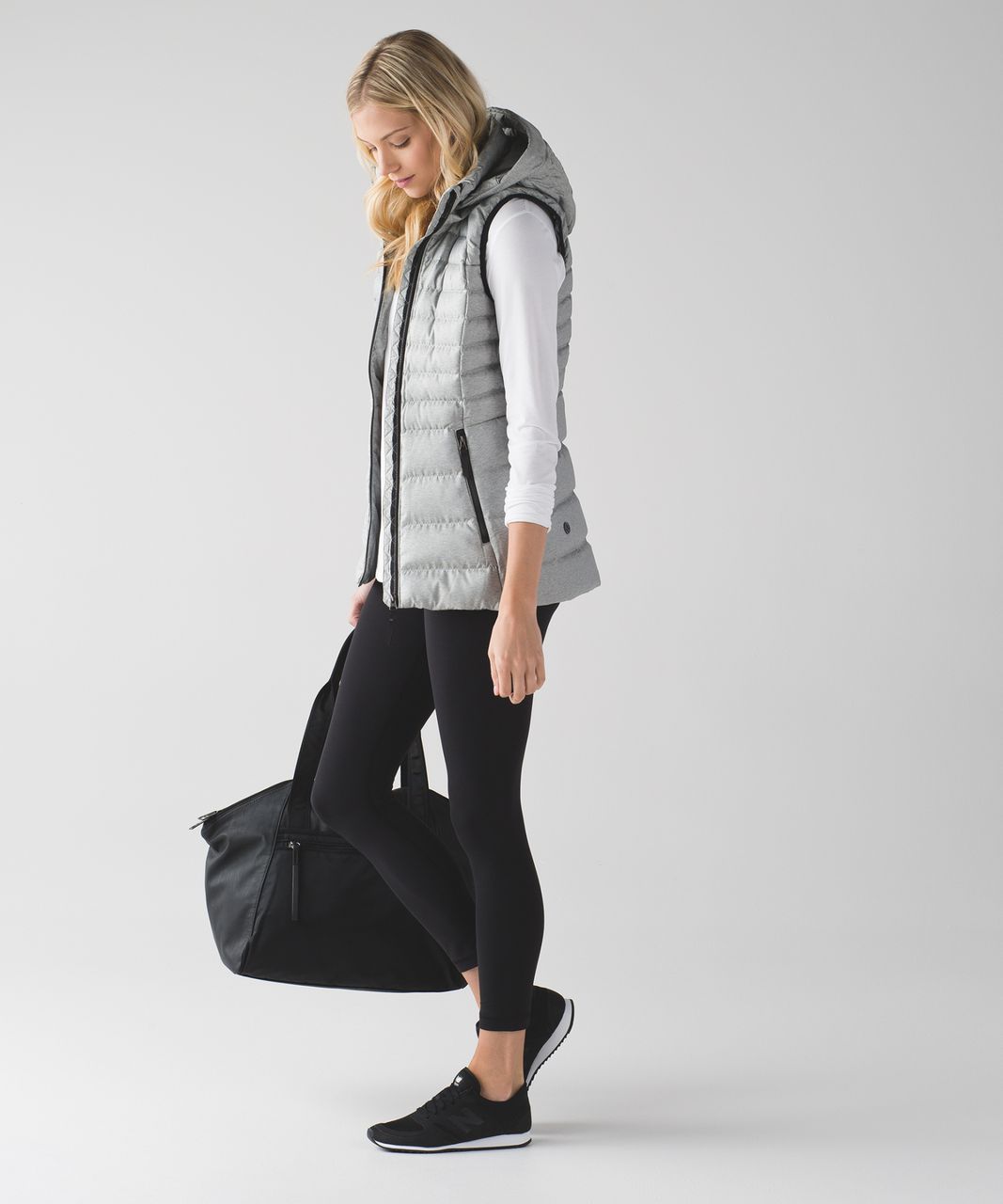 Lululemon Down For It Vest - White / Silver