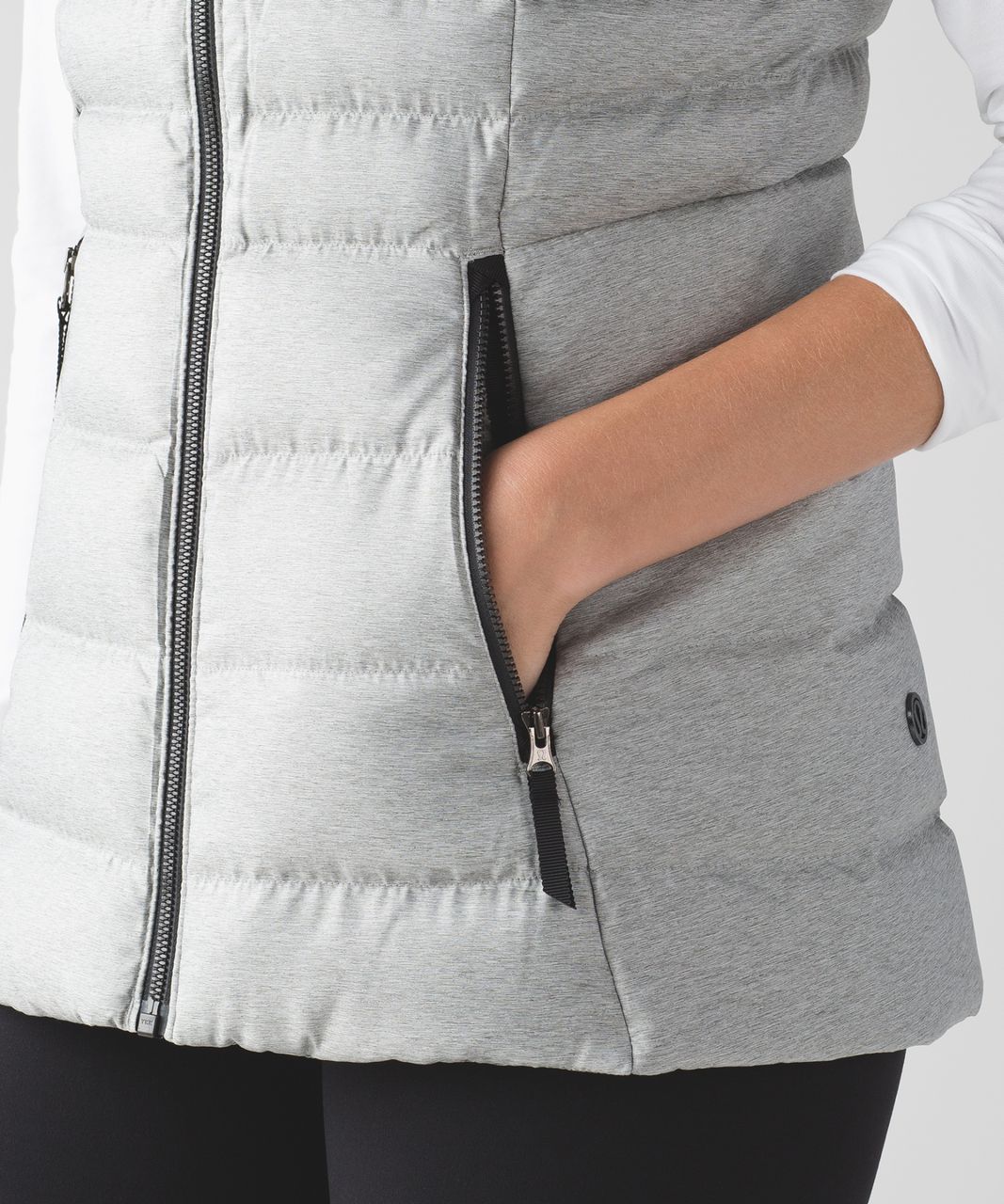 Lululemon Down For It Vest - White / Silver