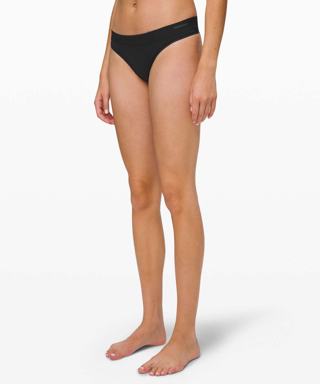 Lululemon Soft Breathable Thong 5 Pack - Black / Black / Black / Black / Black