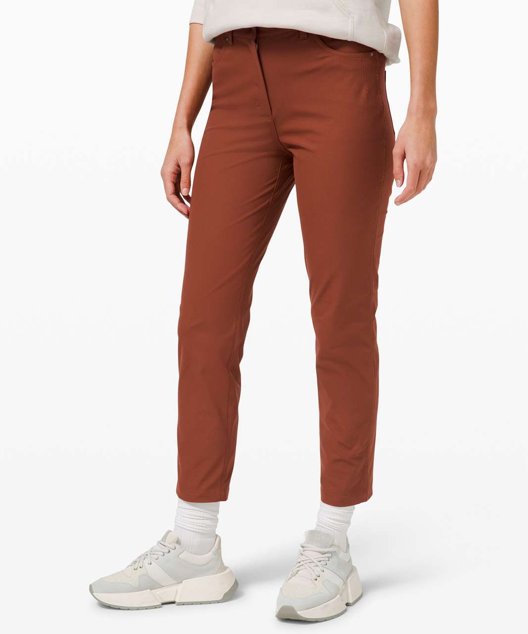 Lululemon City Sleek 5 Pocket 7/8 Pant - Dark Terracotta - lulu fanatics